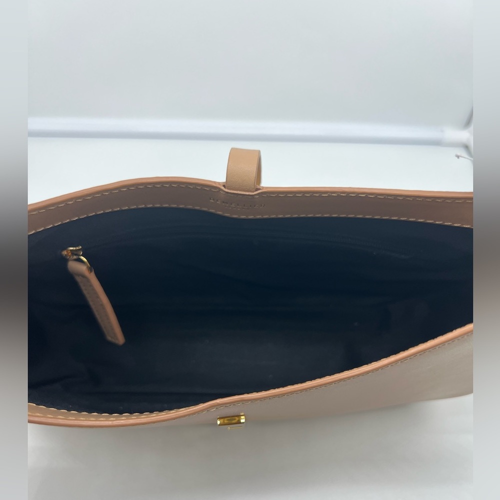 NWT DEMELLIER N10 The Tokyo Light Tan Smooth Leather Handcrafted Shoulder Bag - Picture 17 of 17